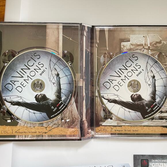 DaVinci's Demons Season 1 DVD Box Set Complete First Season Slip Cover - Picture 4 of 5